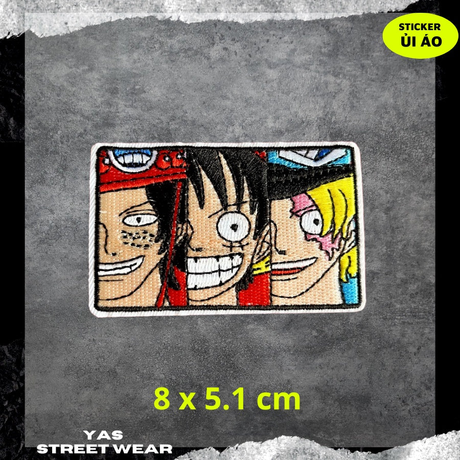 Sticker ủi thêu cao cấp dán áo rách, trang trí balo, quần áo V5 Wattsnew