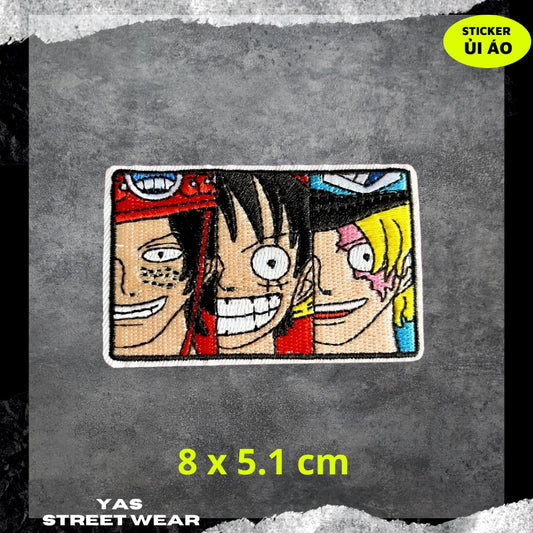 Sticker ủi thêu cao cấp dán áo rách, trang trí balo, quần áo V5 Wattsnew