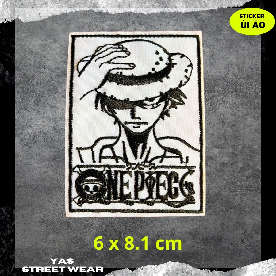 Sticker ủi thêu cao cấp dán áo rách, trang trí balo, quần áo V1 Wattsnew