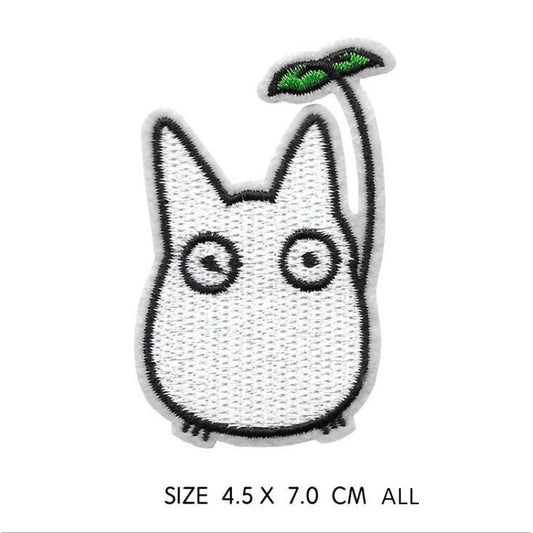 Miếng patch vải ủi nhiệt thêu hình anime hoạt hình Totoro V4 Wattsnew