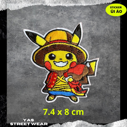 Sticker ủi thêu cao cấp dán áo rách, trang trí balo, quần áo V2 Wattsnew