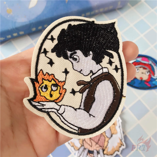 Miếng dán ủi quần áo hình nhân vật phim hoạt hình Miyazaki Hayao V4 Wattsnew