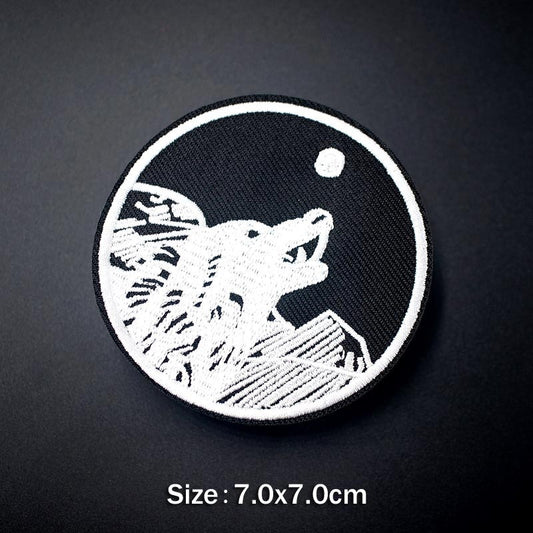 Wolf Howl Velcro Patch