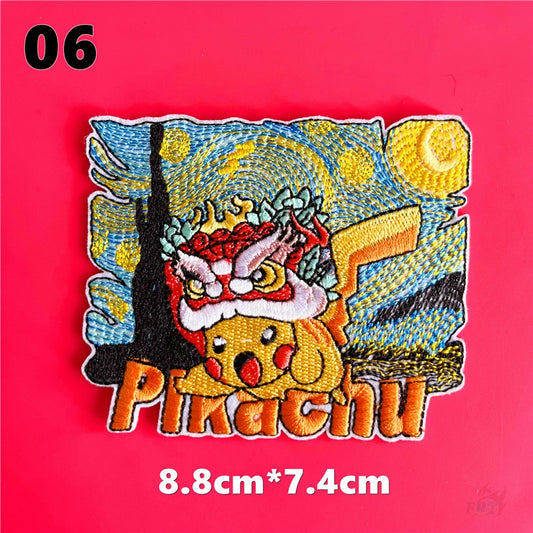 Miếng Dán Trang Trí Hình Pikachu Tự Dính Dễ Thương V5 Wattsnew