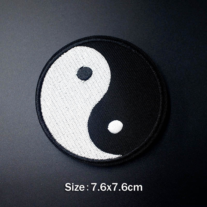 Yin And Yang Velcro Patch