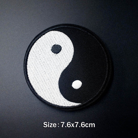 Yin And Yang Velcro Patch