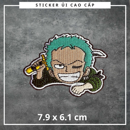Sticker ủi thêu cao cấp dán áo rách, trang trí balo, quần áo V4 Wattsnew