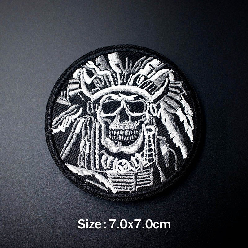 Ancient Skull Velcro Patch