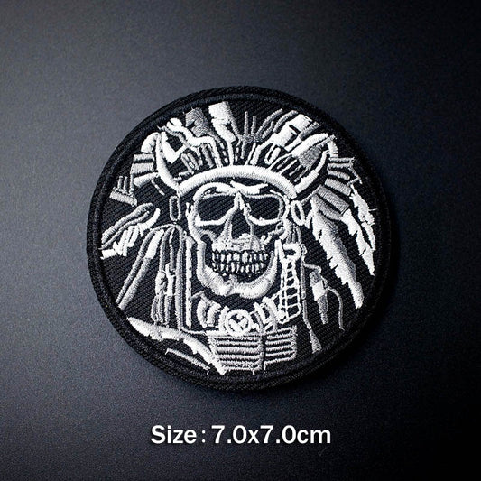 Ancient Skull Velcro Patch