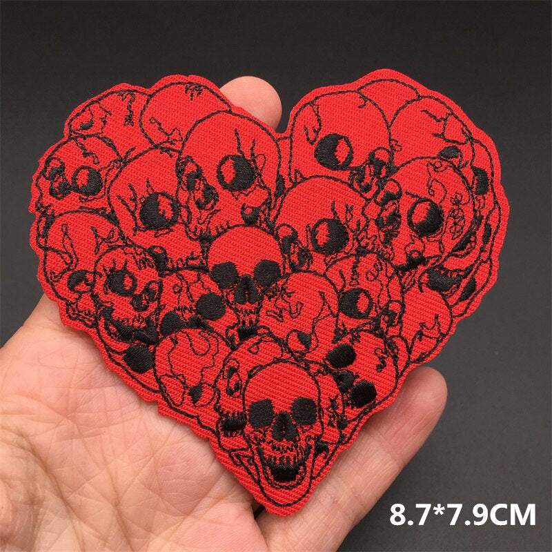 Demonic Heart Velcro Patch