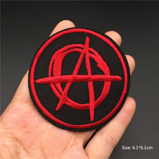 Red A Velcro Patch