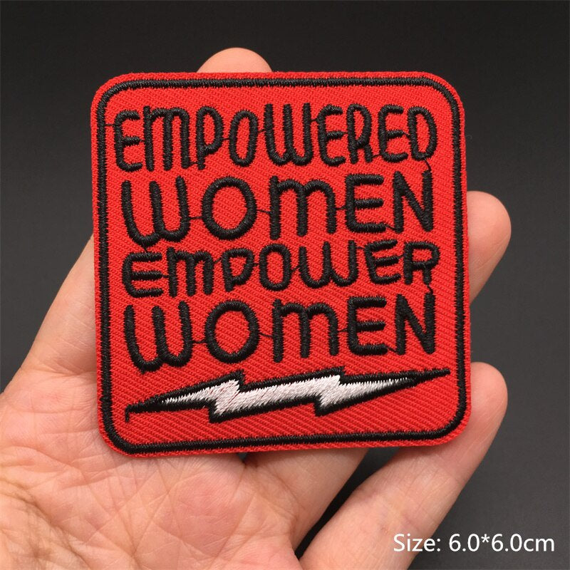 Empower Woman Movational Velcro Patch