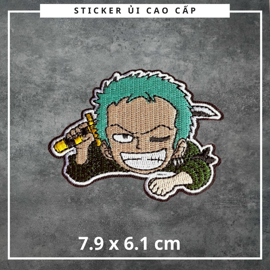 Sticker ủi thêu cao cấp dán áo rách, trang trí balo, quần áo V4 Wattsnew